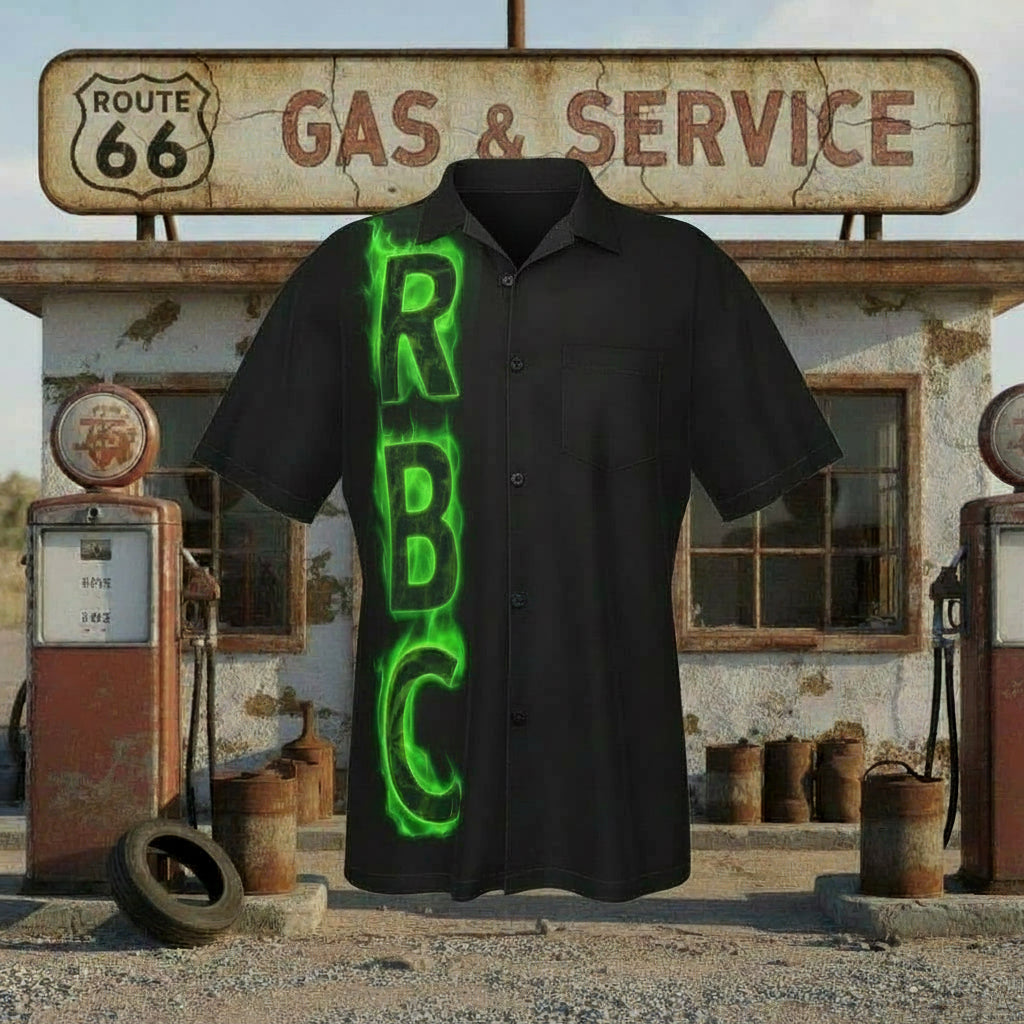 RealBud Camo Men's Hawaiian Shirt - Loose Fit Short Sleeve Button-Up with Pocket, Stretch Fabric - RealBud Camo