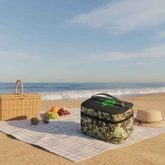 RealBud Camo Large Capacity Toiletry Organizer Bag with Dual Zipper and Hanging Hook