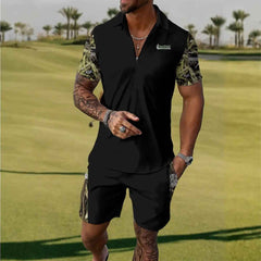 Men's Polo Sportswear Set - RealBud Camo