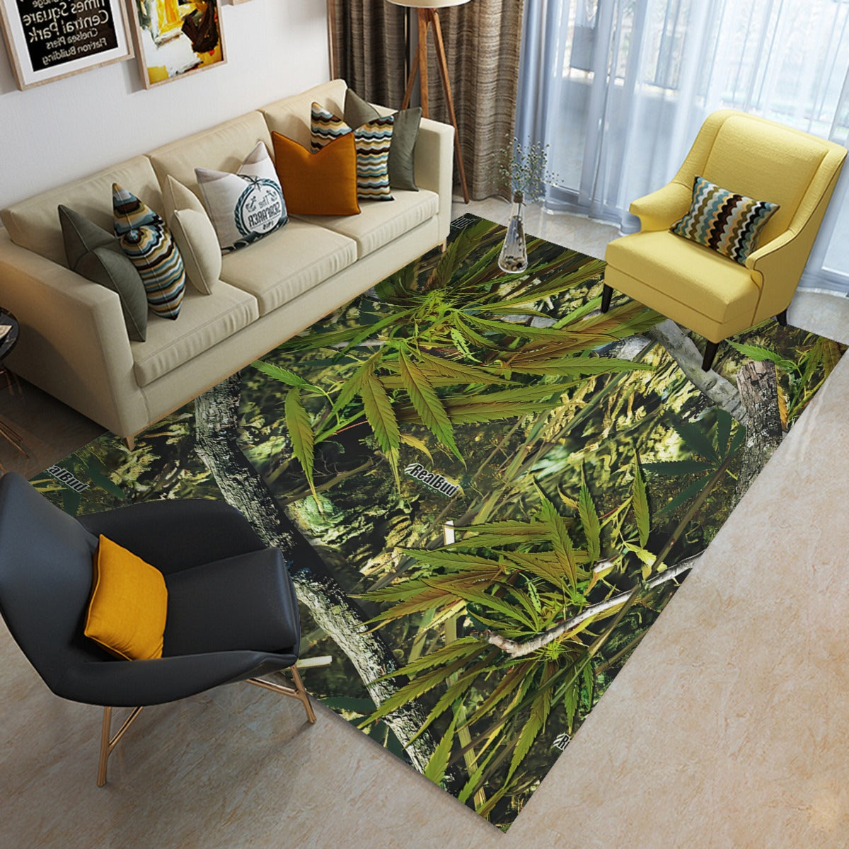 Foldable Rectangular Floor Mat