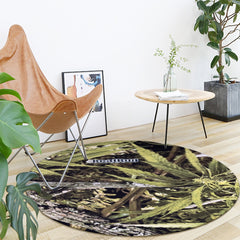 Foldable round mat