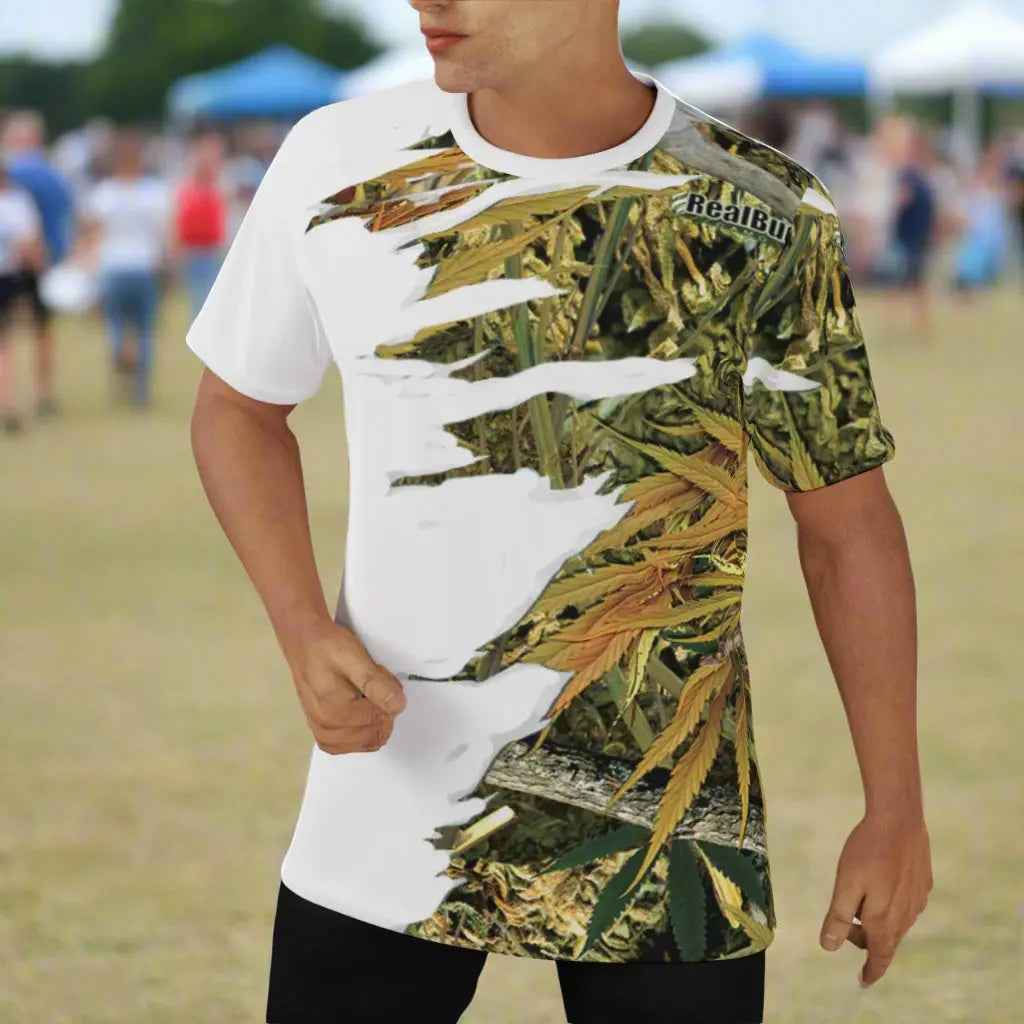 Men's O-Neck T-Shirt - Premium Comfort and Style - RealBud Camo