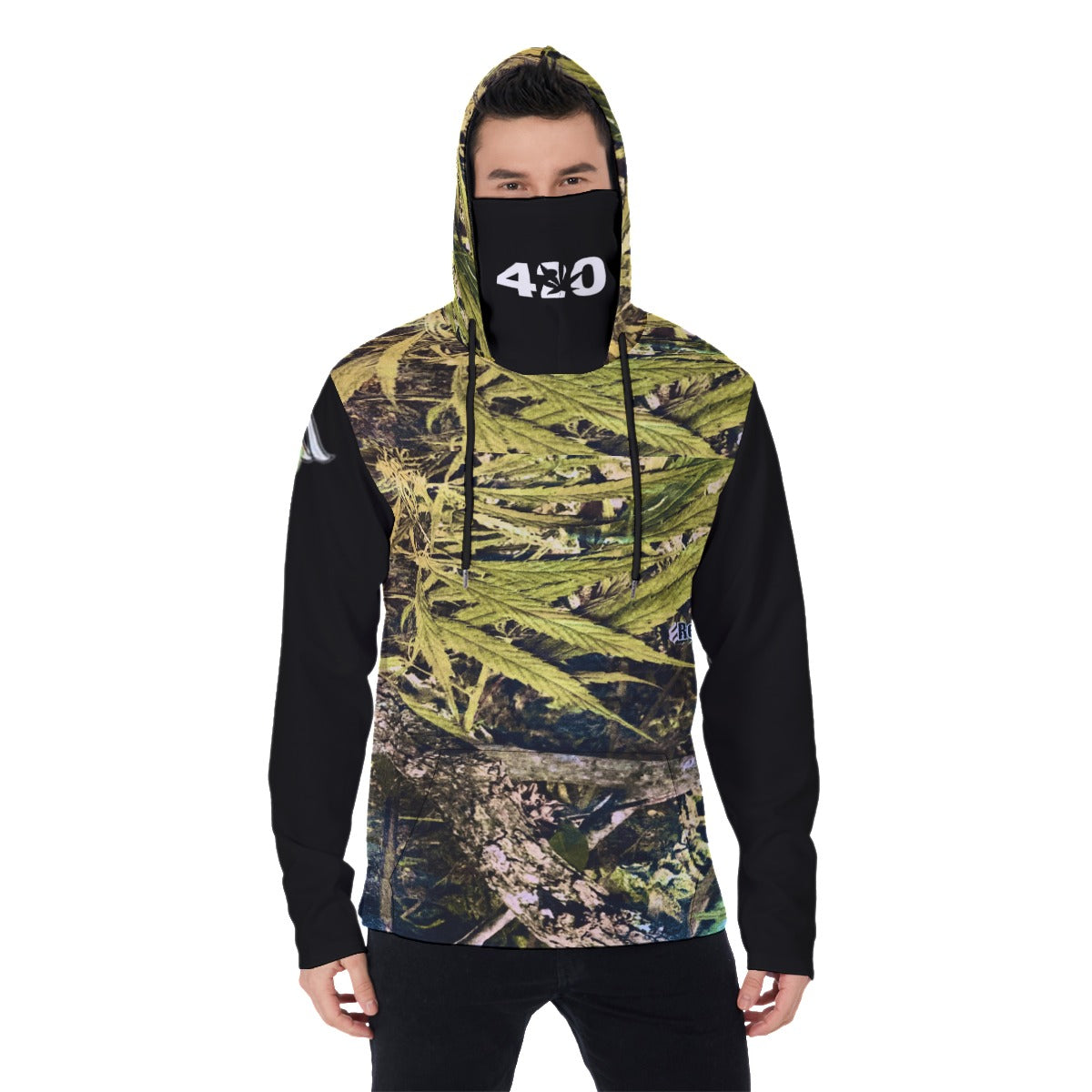 Men's Heavy Fleece Hoodie With Mask